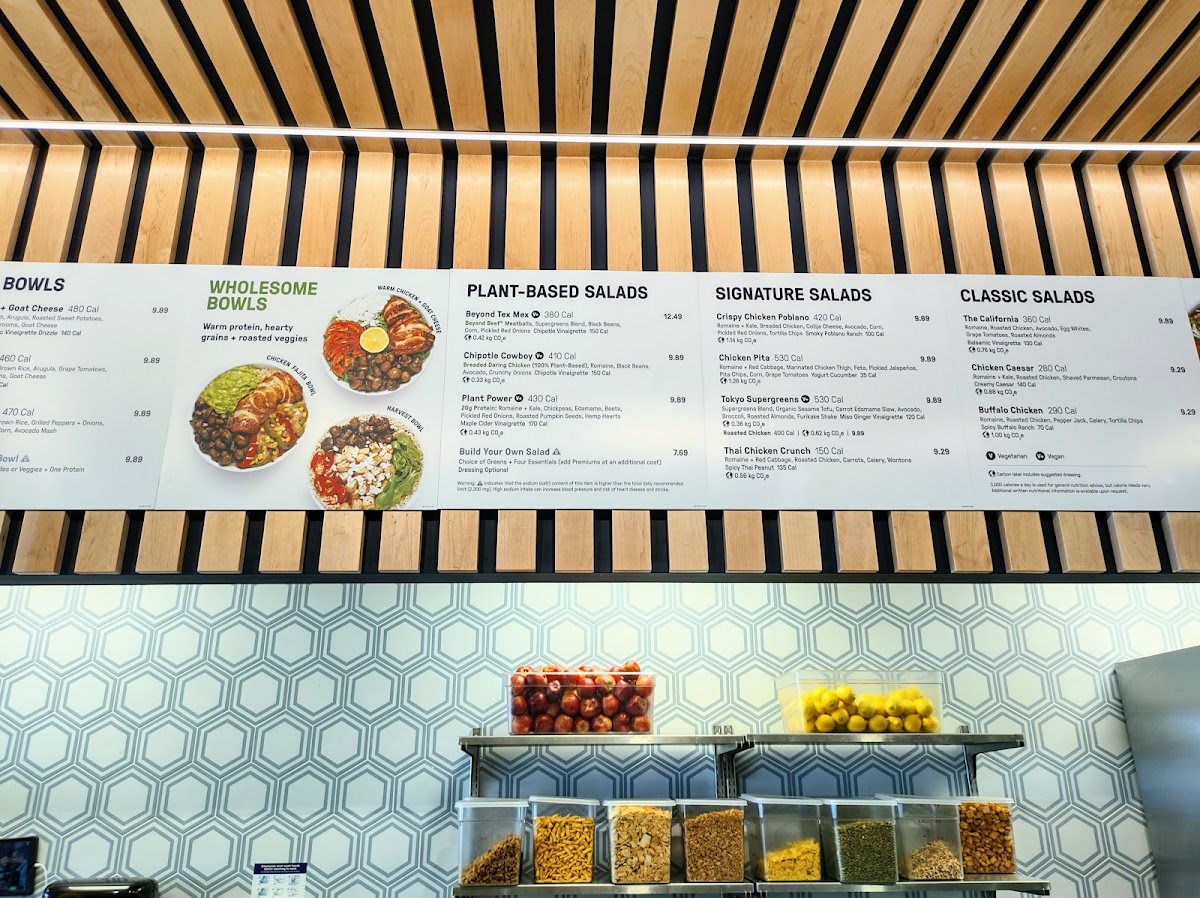 Just Salad Menu - Image 2